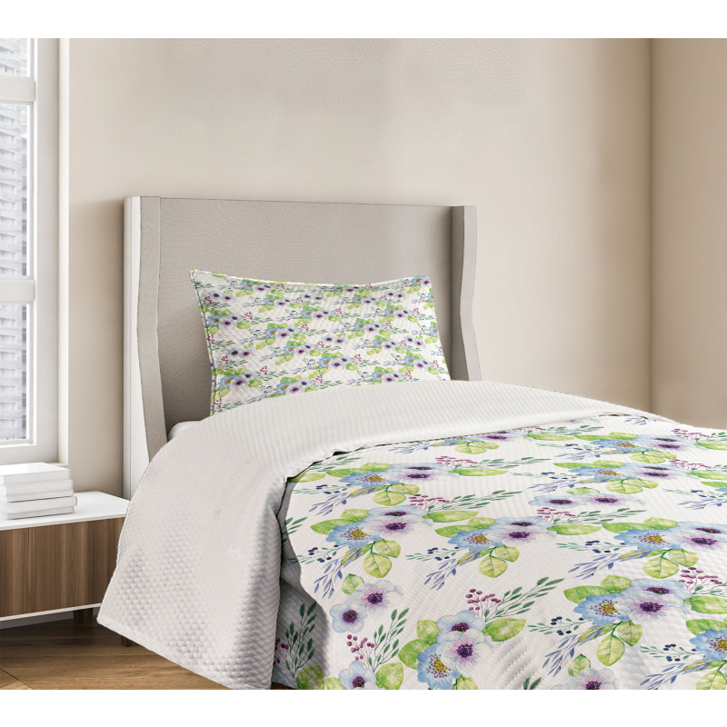 Bloom Botanical Romantic Bedspread Set