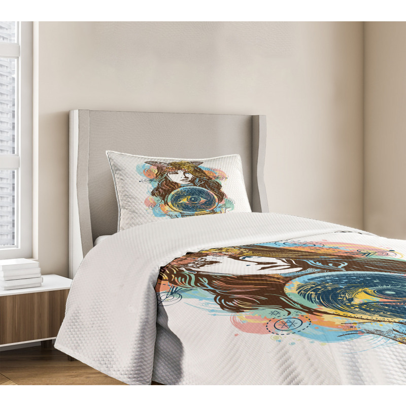 Third Eye Fortune Teller Bedspread Set