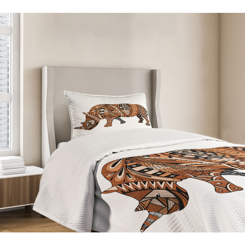 Assortment of Motifs Bedspread Set