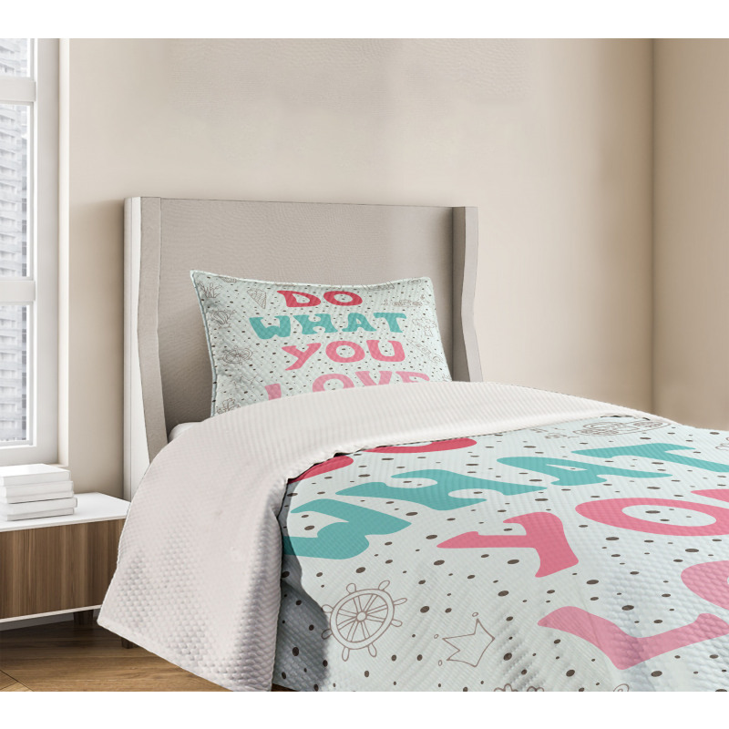 Ice Cream House and Rocket Bedspread Set