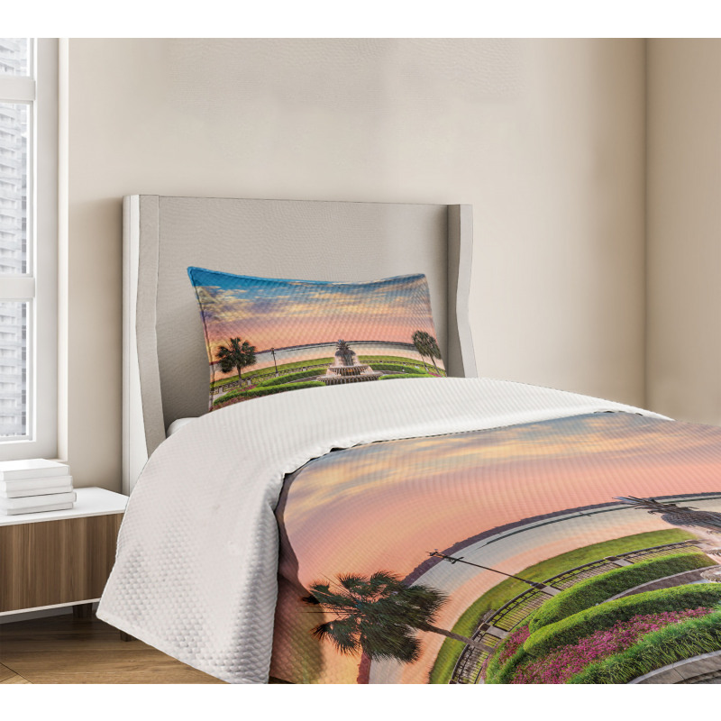 Ocean Scenery America Bedspread Set