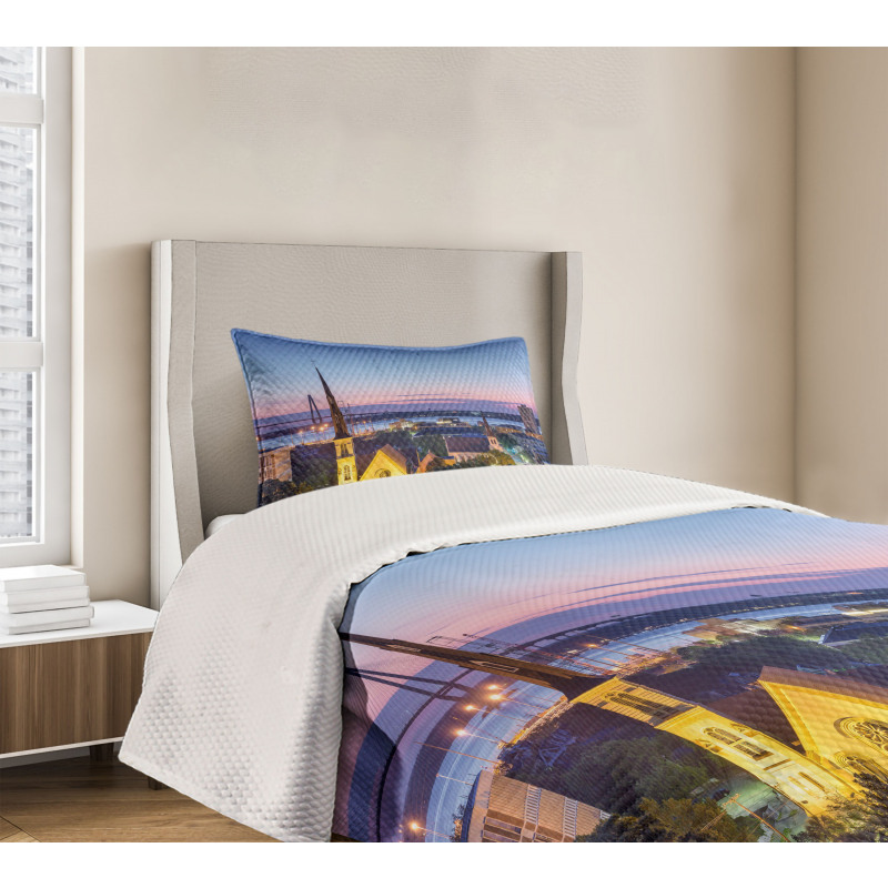 Famous Landmark Theme Bedspread Set