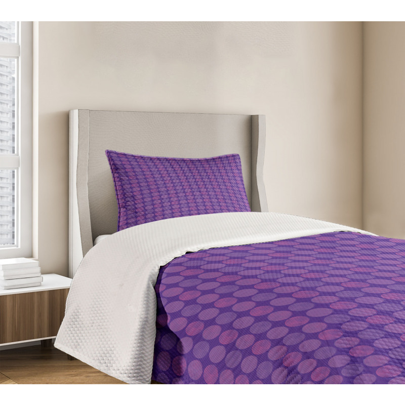 Polka Dots Modern Bedspread Set