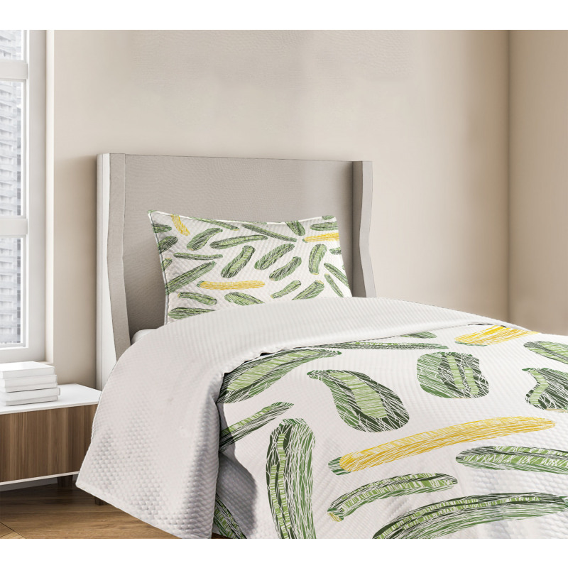 Organic Vegan Design Bedspread Set