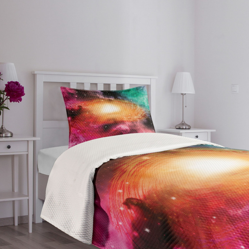 Galaxy Stardust Cosmos Bedspread Set
