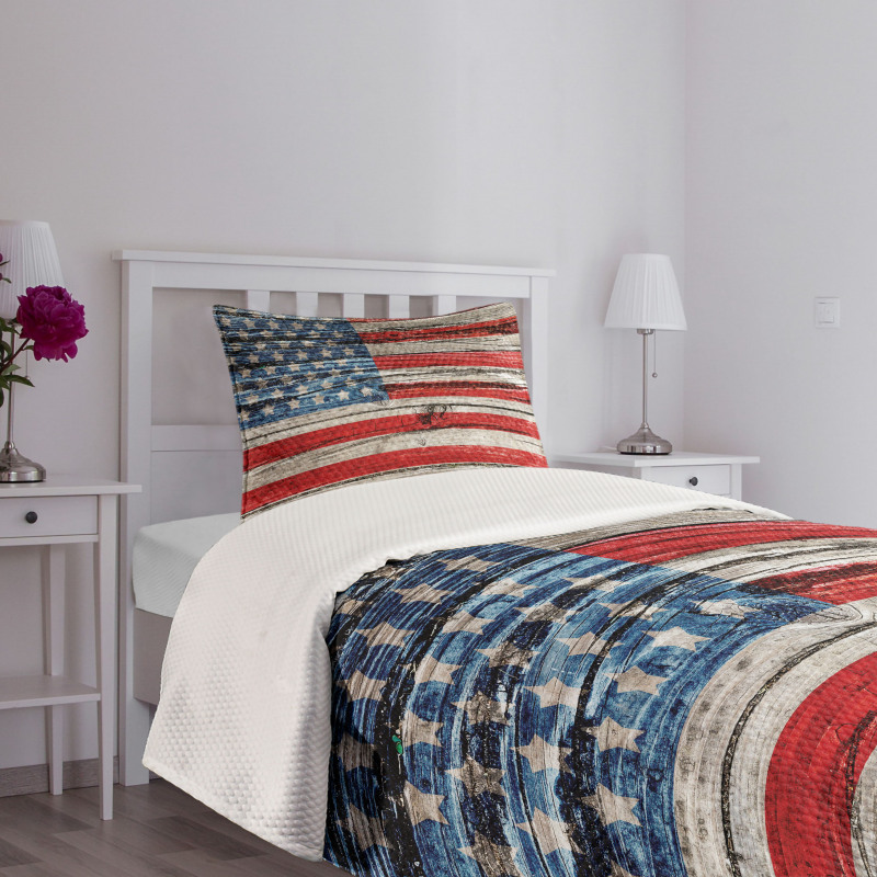 Fourth of July Theme Bedspread Set