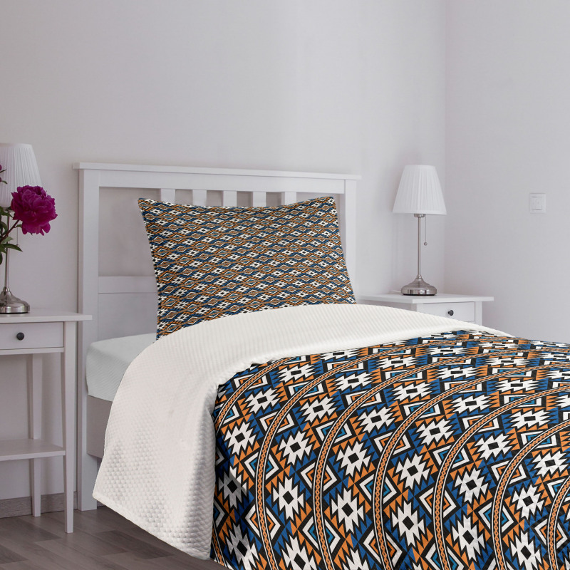 Geometrical Pattern Bedspread Set