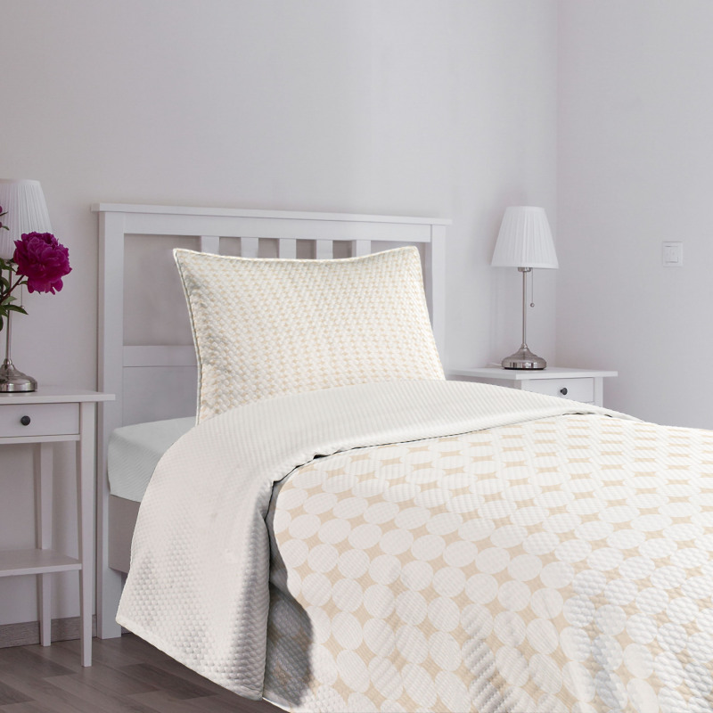 Pastel Simple Shapes Bedspread Set