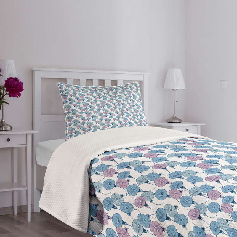 Bindweeds in Spring Bedspread Set