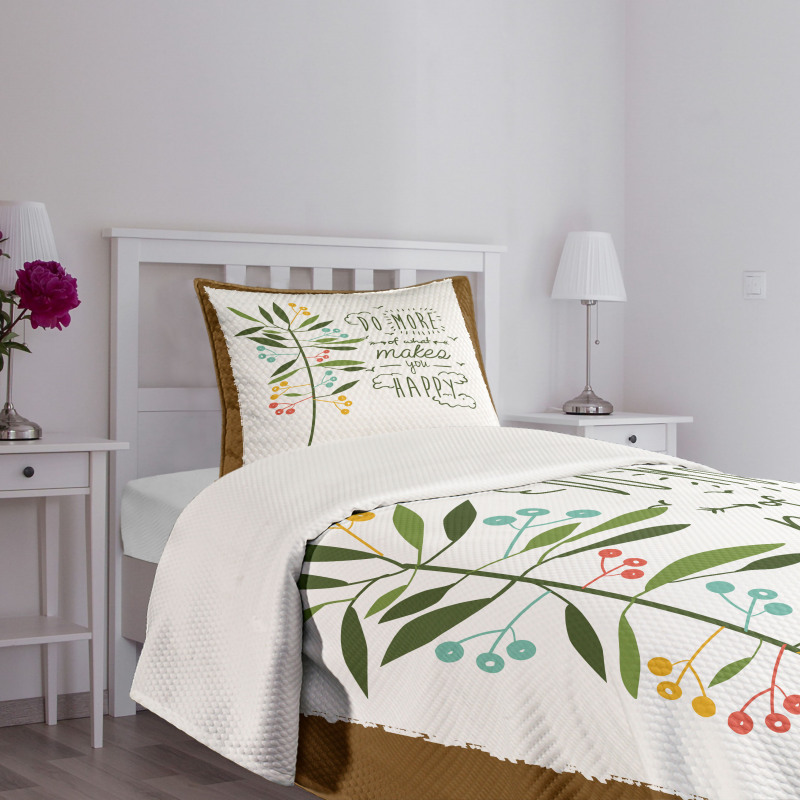 Mindfulness Flying Birds Bedspread Set