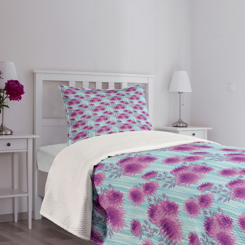 Spring Chrysanthemums Bedspread Set