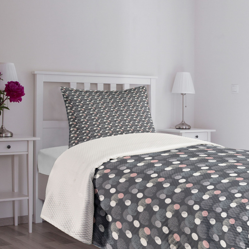 Soft Trees and Dots Woodland Bedspread Set