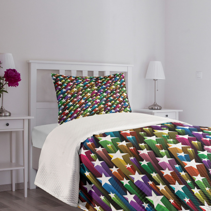 Stars Disco Bedspread Set