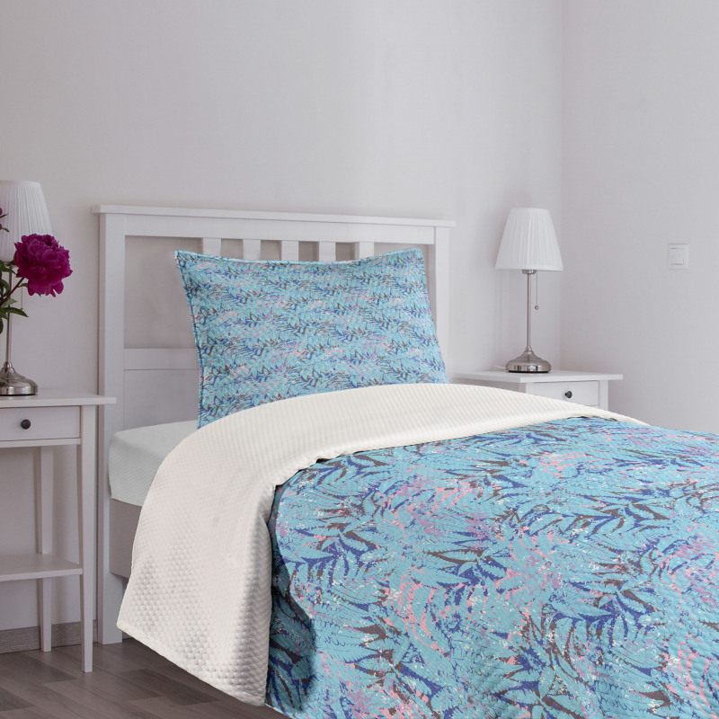 Splashes on Leaves Bedspread Set