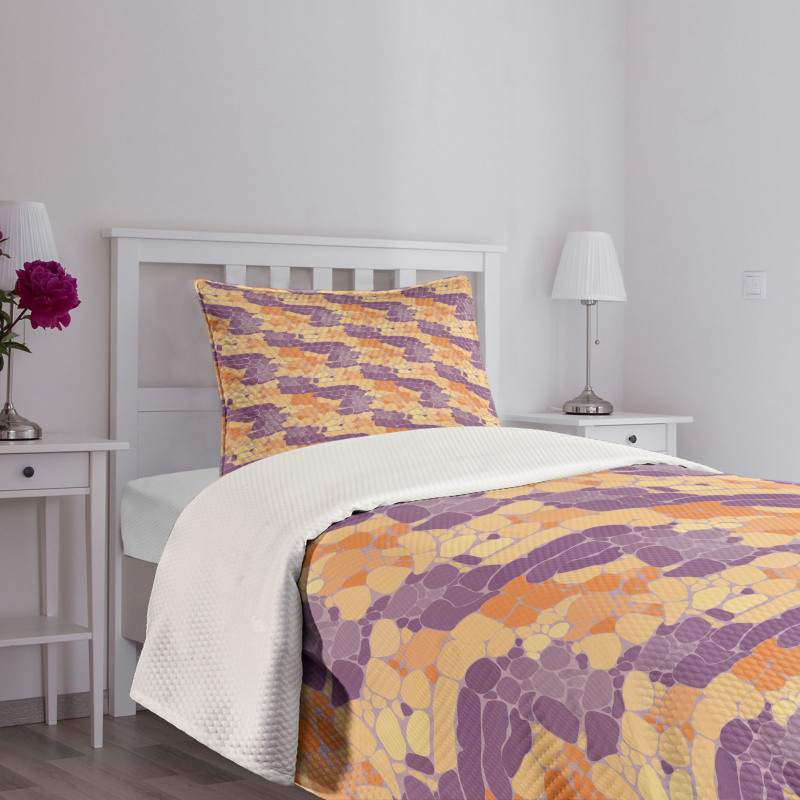 Abstract Close Bedspread Set