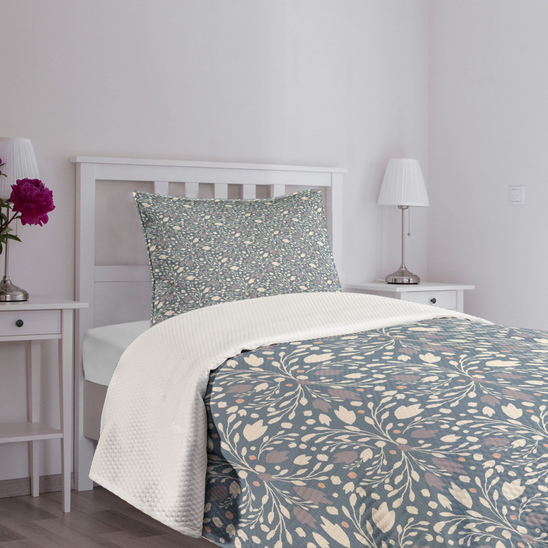 Muted Tones Botany Bedspread Set