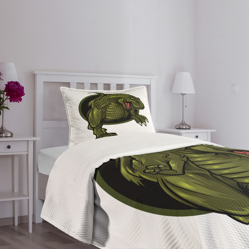 T-rex Animal Bedspread Set