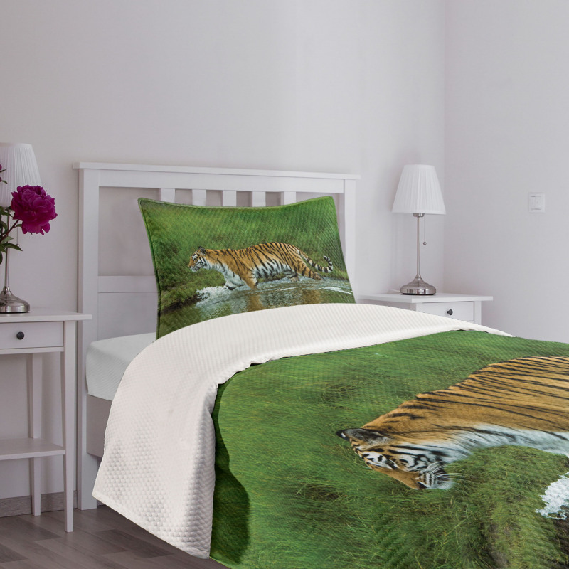 Siberian Tiger Panthera Bedspread Set