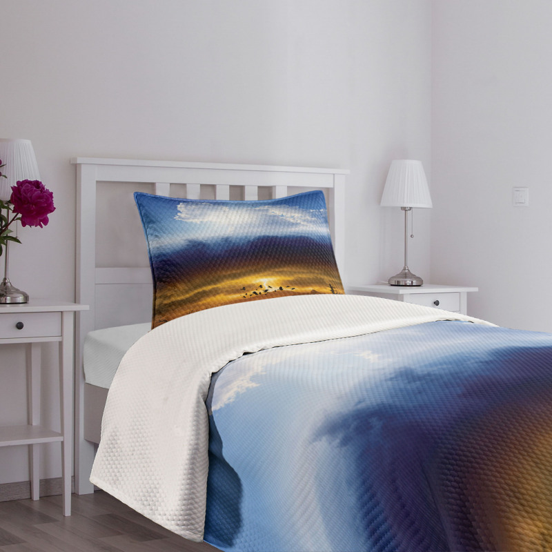 Sun Stormy Sky Heaven Bedspread Set