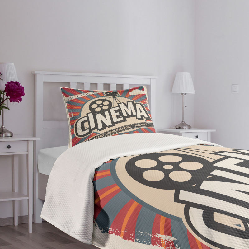 Vintage Cinema Movie Star Bedspread Set