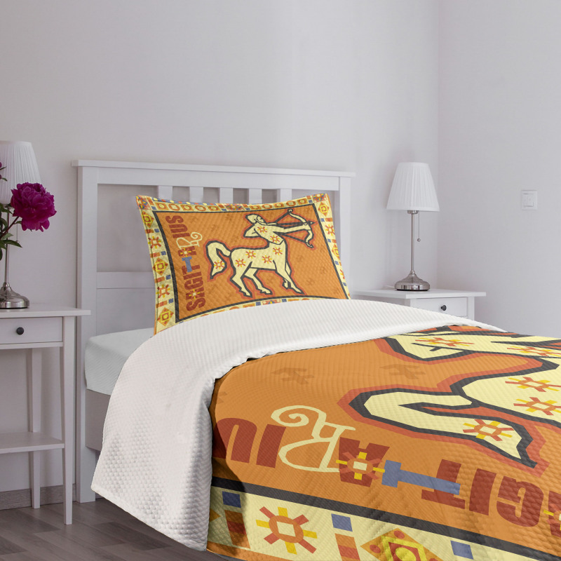 Horoscope Arrow Bedspread Set