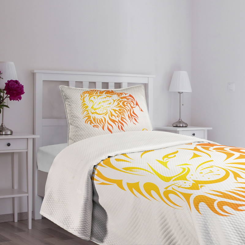 Leo Horoscope Sign Bedspread Set