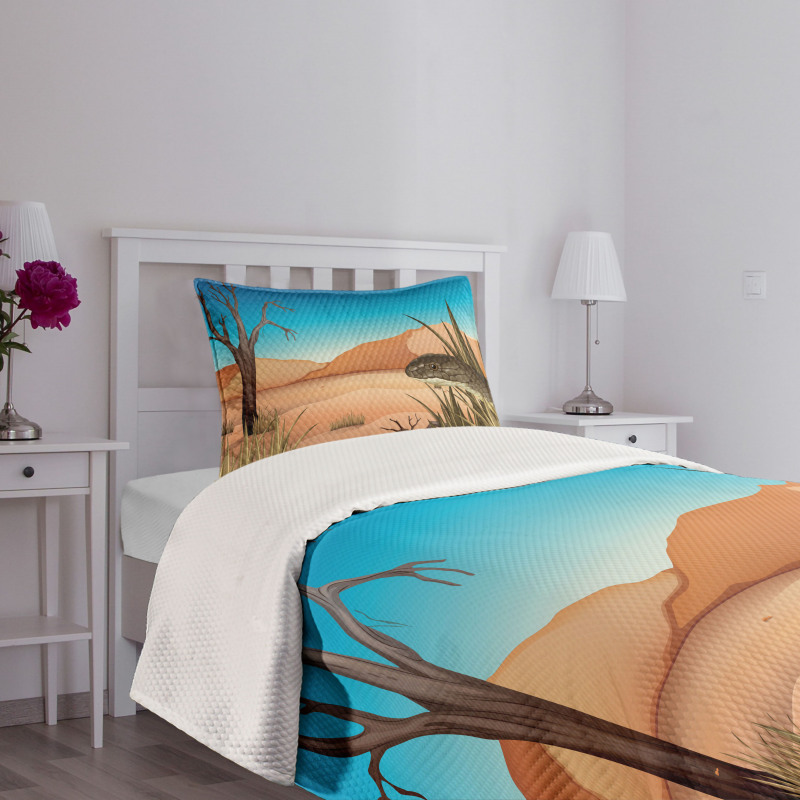 Desert Tropical Nature Bedspread Set