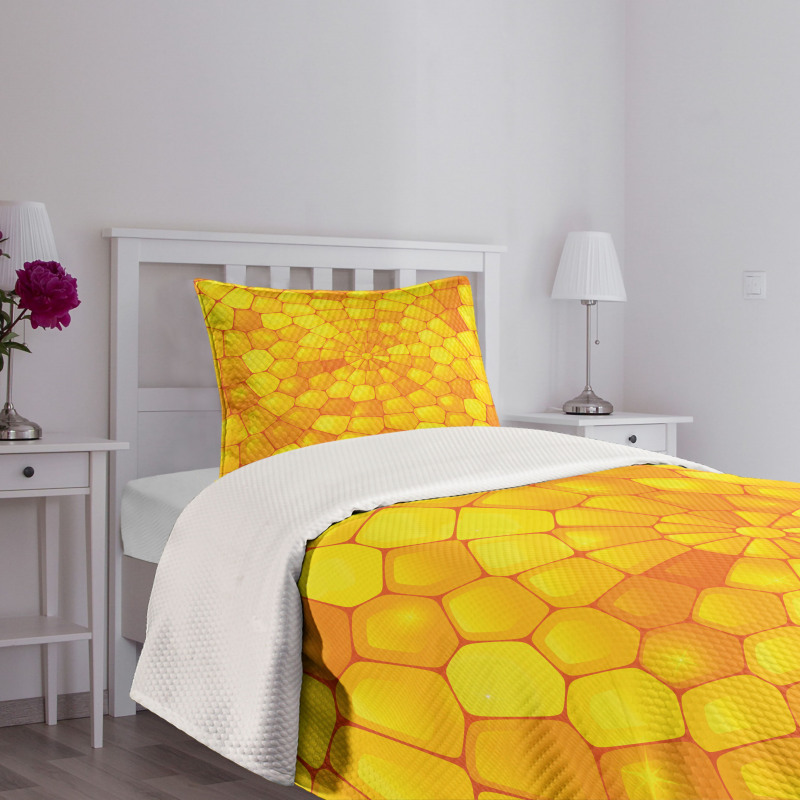 Abstract Corn Pattern Bedspread Set