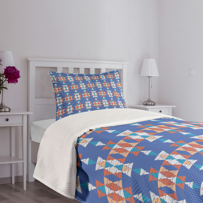 Retro Native Triangular Art Bedspread Set