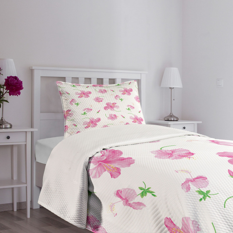 Floral Patterns Country Bedspread Set