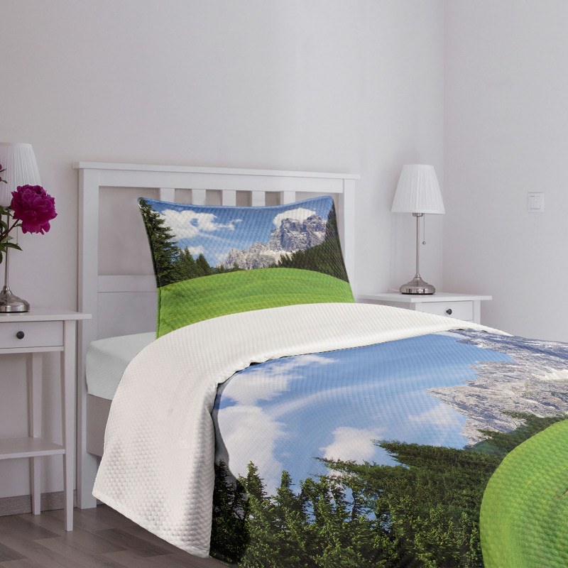 Rural Country Mountain Bedspread Set