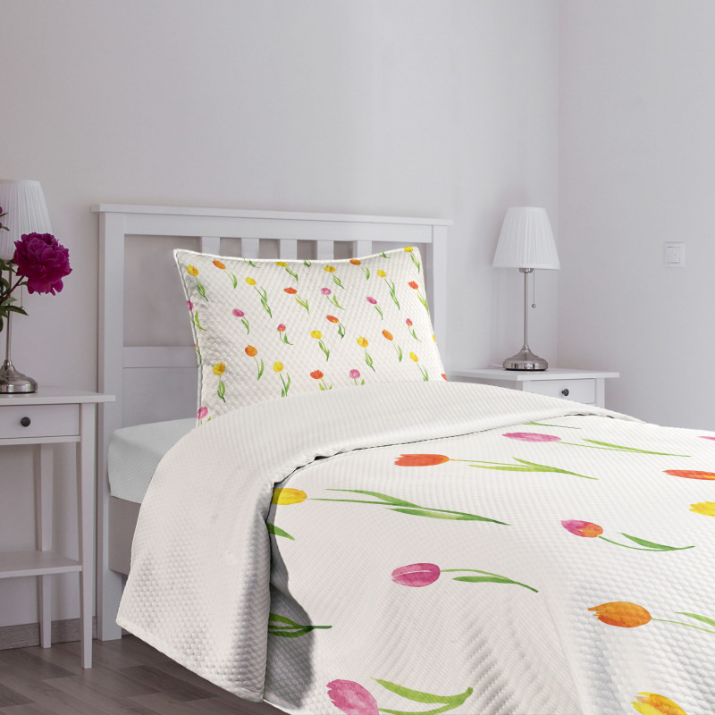 Country Tulips Bedspread Set
