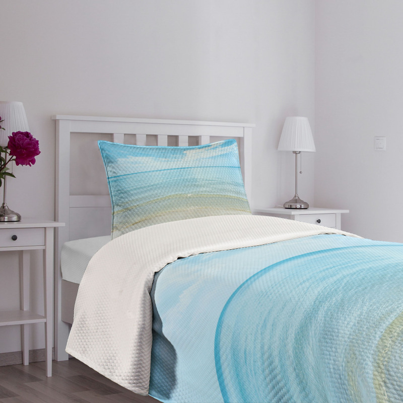 Sea Horizon Shore Beach Bedspread Set