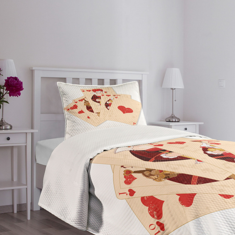 Gambler Queen Bedspread Set