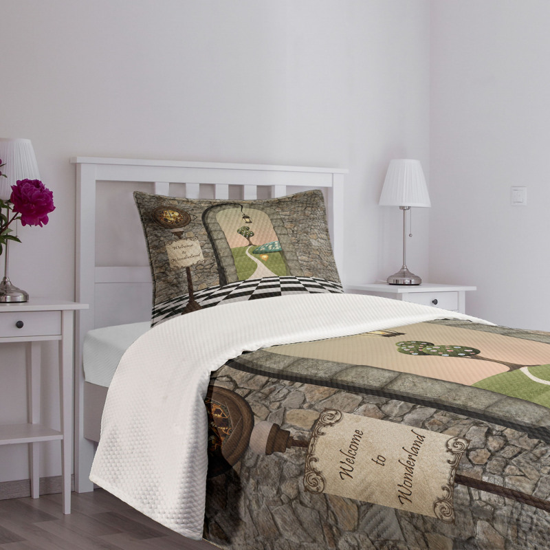 Fairytale Motif Bedspread Set