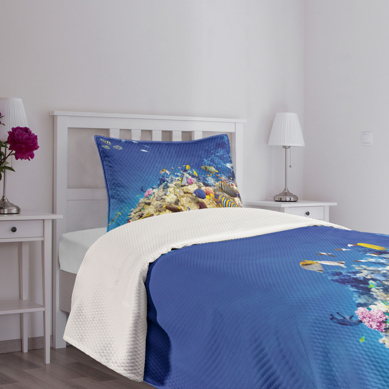 Caribbean Seascape Bedspread Set