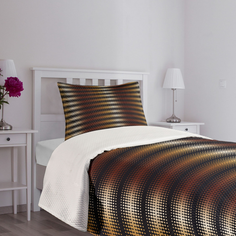 Dotted Continued Pattern Bedspread Set