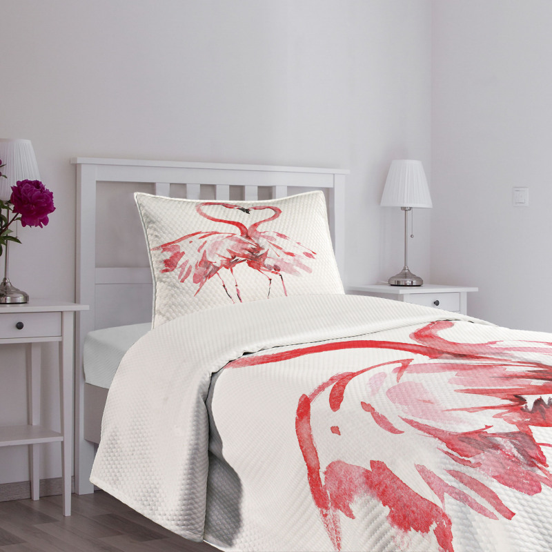 Lovers Kissing Bedspread Set