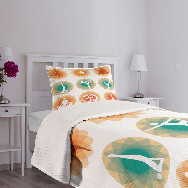 Mental Spirits Pattern Bedspread Set