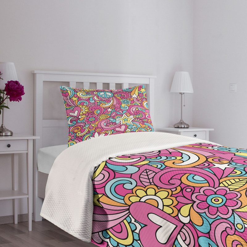 Funky 60s Fun Retro Bedspread Set