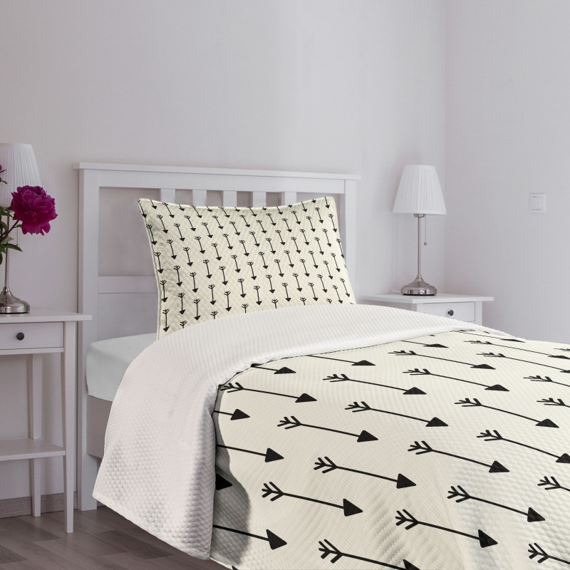 Retro Boho Arrow Pattern Bedspread Set