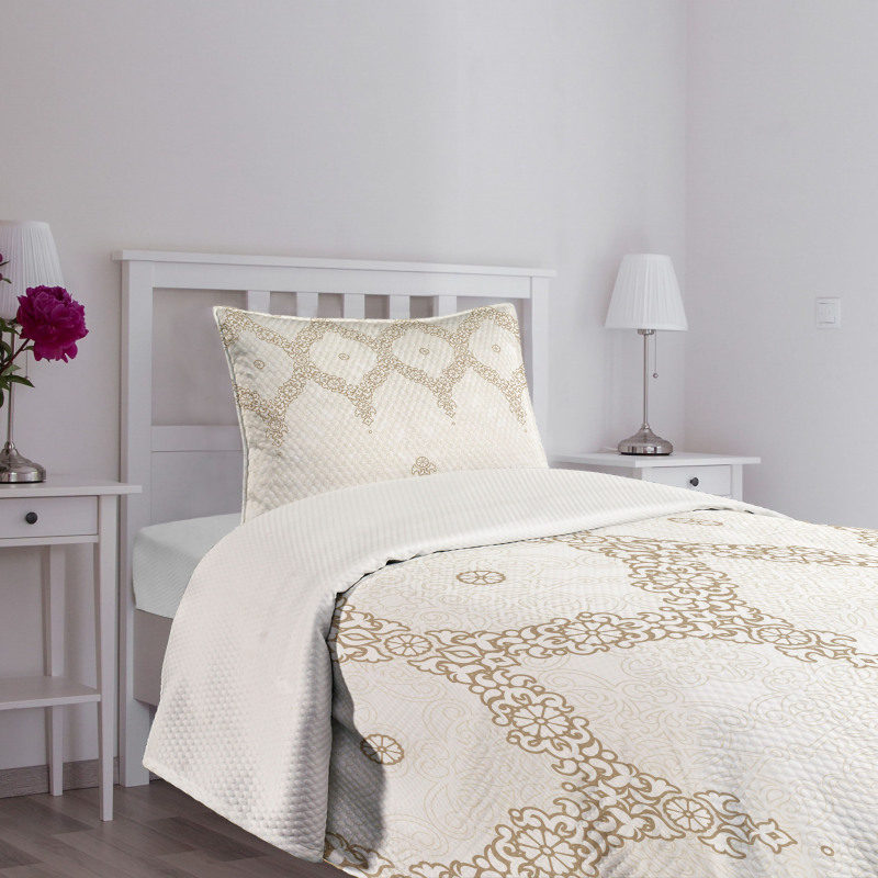 Eastern Elements Cream Bedspread Set