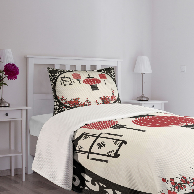 Ornate Graphic Bedspread Set