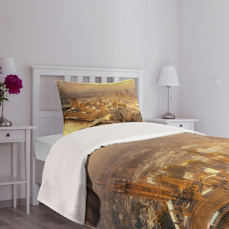 London Aerial Scenery Bedspread Set