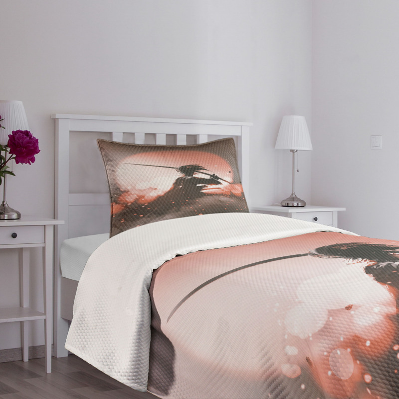 Samurai Japan Bedspread Set