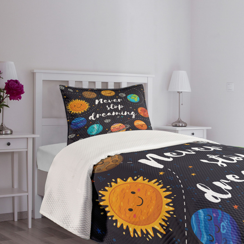 Outer Space Star Cluster Bedspread Set