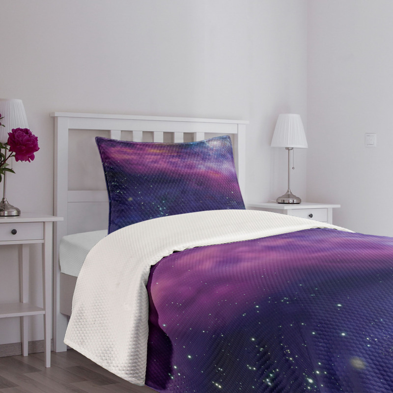 Galaxy Nebula Star Bedspread Set