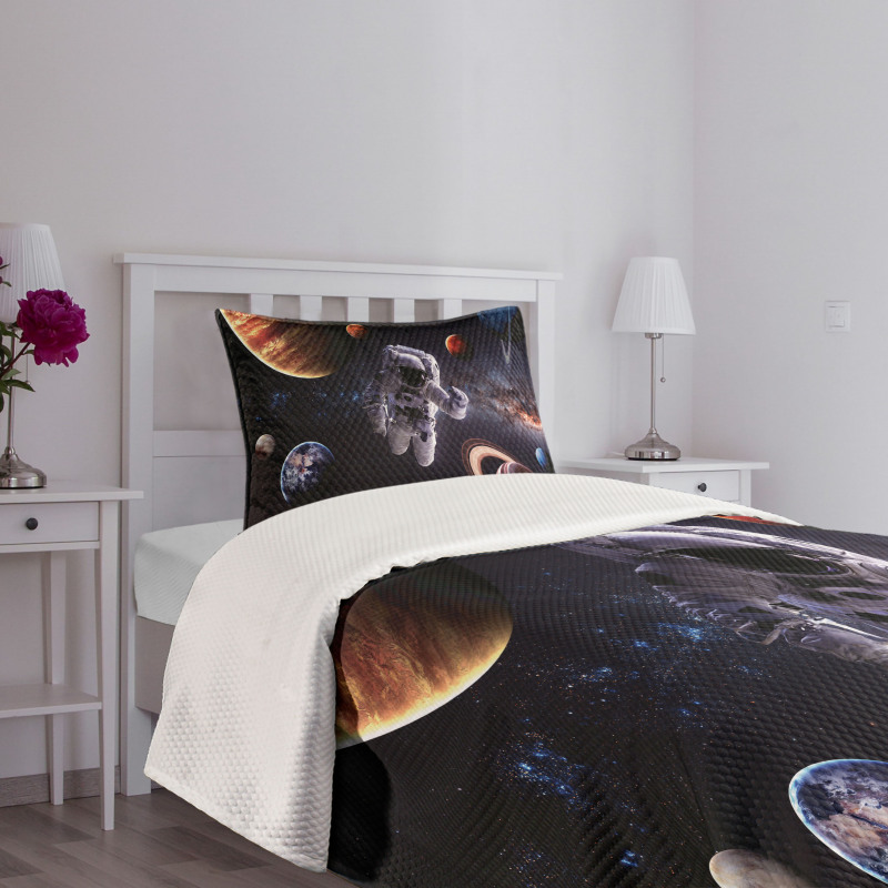 Planets Galaxies Bedspread Set