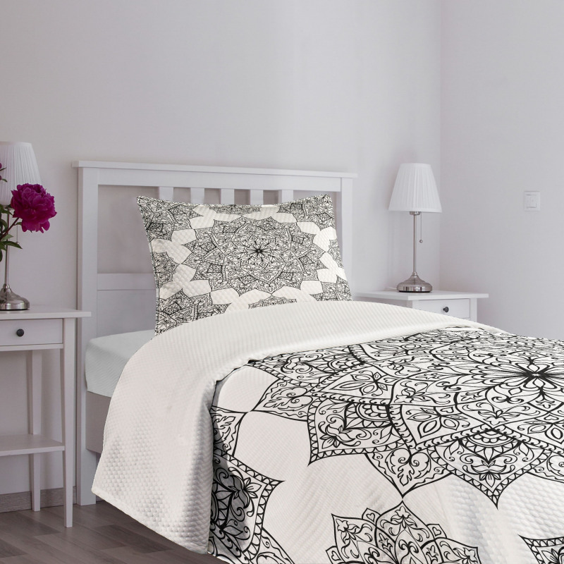 Eastern Mosaic Patterns Bedspread Set