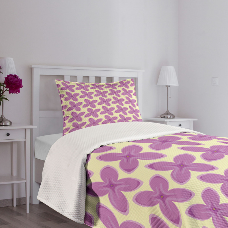 Fresh Floret Buds Bedspread Set